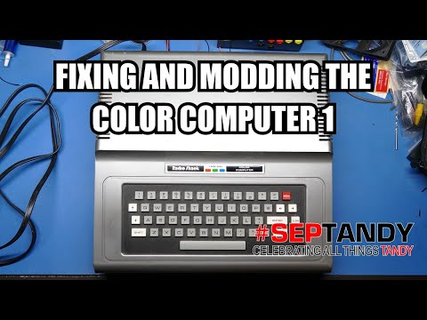 TRS-80 Coco 1 Repair and Mod - #SepTandy 2020