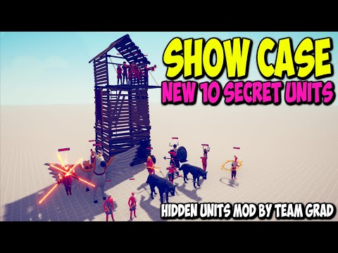 MOD SHOW CASE New 10 Secret Units Hidden Units Mod by Team Grad - Totally Accurate Battle Simulator