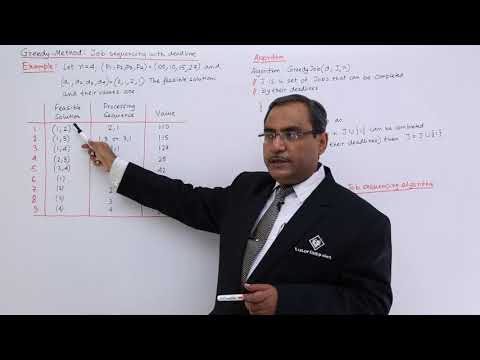 Greedy Method  Job Sequencing with Deadline