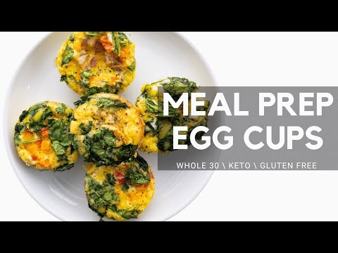 Egg Muffin Cups are the perfect breakfast for Meal Prep! Whole 30, Gluten Free and Keto!