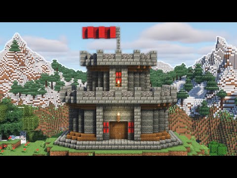 Minecraft: How To Build A Small Castle (Easy Tutorial)