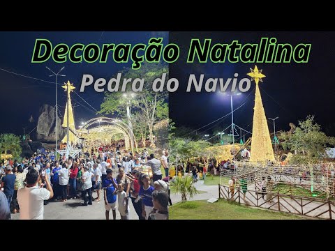 Decoração Natalina, Parque Pedra do Navio, Bom Jardim Pernambuco, 28 de novembro de 2025