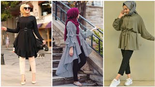 Beautiful Muslim girls modern dress with hijab style//Hijab Dress Collection //Trendy Hijabi Fashion