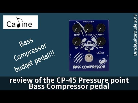 NEW Caline CP-45 Pressure Point Bass Compressor Pedal image 5