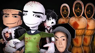 4 BOCÓS JOGANDO UM NOVO JOGO DE TERROR BIZARRO NO ROBLOX