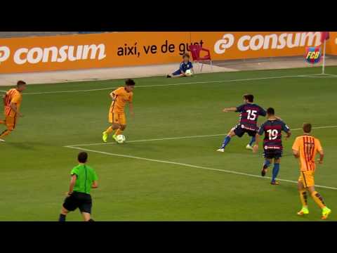[HIGHLIGHTS] FUTBOL (friendly): Llagostera-FC Barcelona B (1-0)