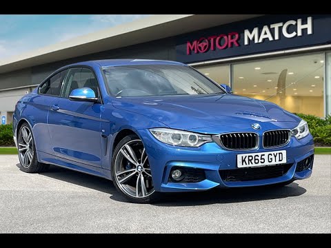 Used BMW 4-Series M-Sport 3.0 430d Auto in Estoril Blue - KR65GYD - Motor Match Crewe