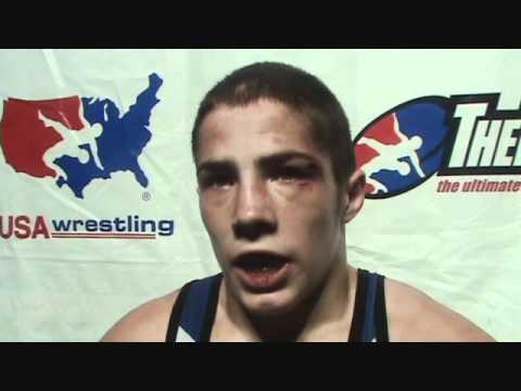 Interview with Nathan Tomasello (OH), Junior Nationals freestyle 112 champion