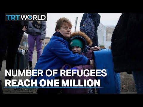 UN: Russian attack has driven 1M people from Ukraine