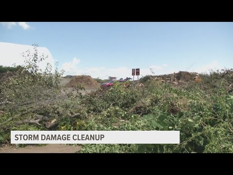 Cedar Rapids community continues city-wide clean up after Friday night storms