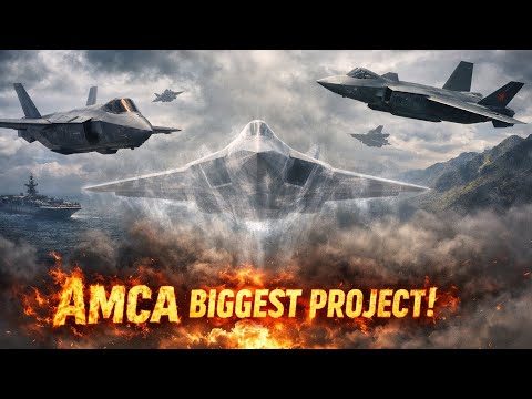 India's 'Invisible Hunter' Revealed! ✈️ The Secret 6th Gen Tech | #AMCA #IndianDefence #Geopolitics