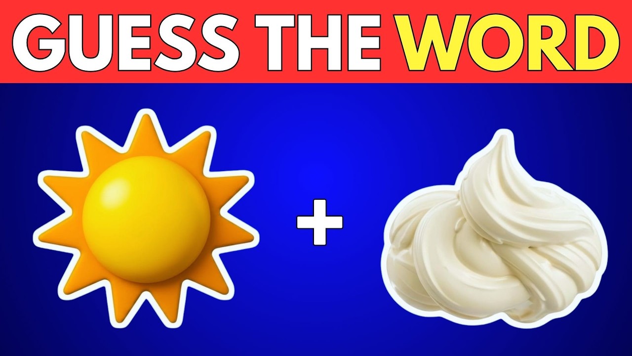 Guess The WORD by Emojis? 🤔✅Emoji Quiz Game | Dino Quiz
