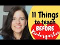 11 THINGS To TEACH BEFORE KIndergarten Prek Skills DO THIS BEFORE KINDERGARTEN Prepare 4 Kinder