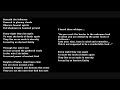 TIAMAT - Ancient Entity [LYRICS ON SCREEN]