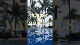 Queen Anne Cruise to Mauritius 🏖️ #cunard #cruiseship #mauritius #cruiseport #beachclub #cruiselife
