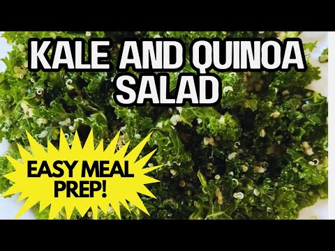 Kale & Quinoa Superfood Salad Recipe 🥗 Easy Quick Healthy Meal Prep That Actually Tastes Amazing! 😋