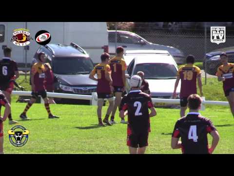 2017 Group 7 Round 3 U18s Highlights - Shellharbour City Sharks Vs Colliegians