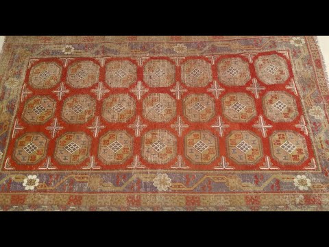 Khotan 1157,4’ 4” x 8’, 4th Quarter of the 1800s, Turkistan. Central Asia