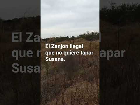Zanjon politico ilegal en Villa Elisa, Entre Ríos.