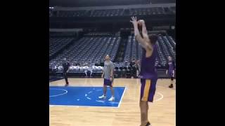 Isaiah Thomas & Lonzo Ball Shooting Together