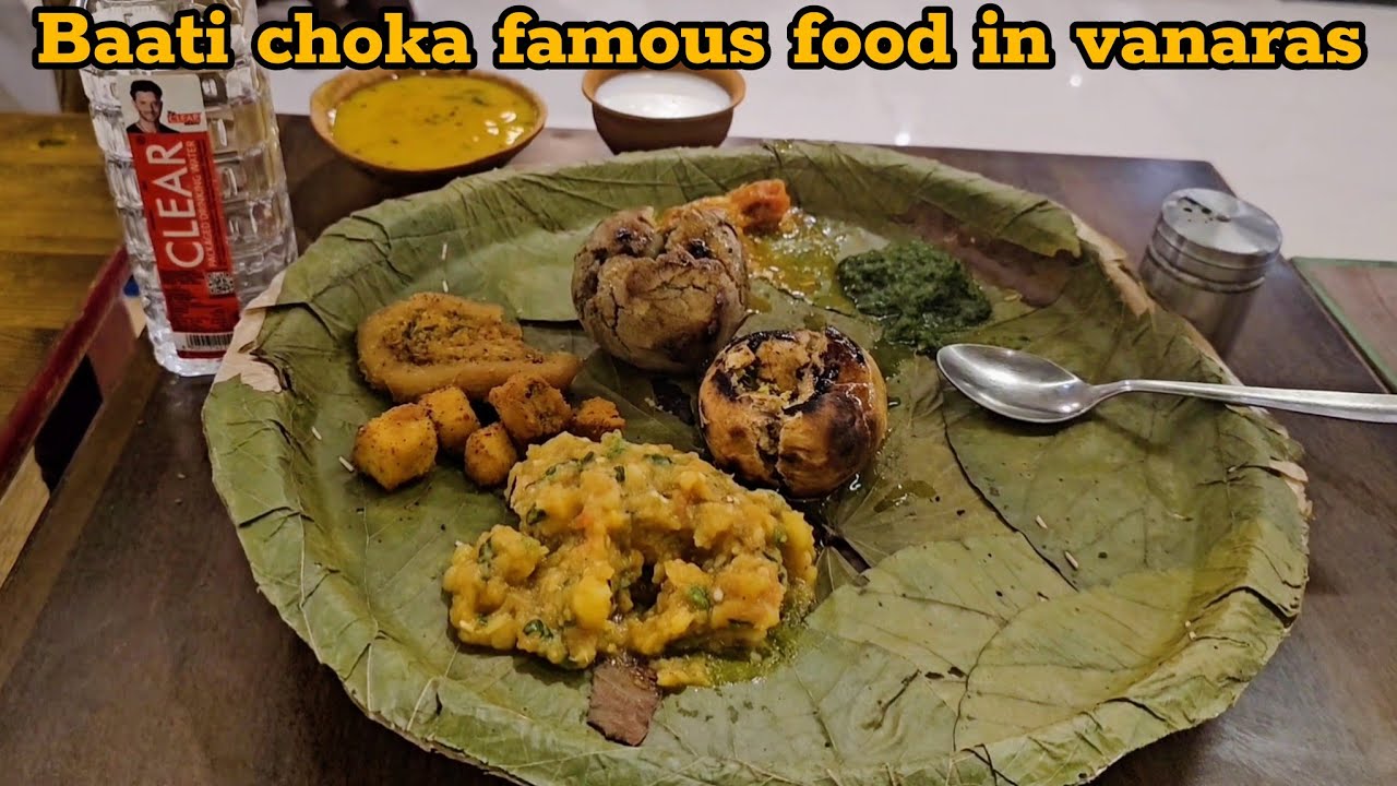 Baati choka famous food in varanasi india | Banaras food tour 