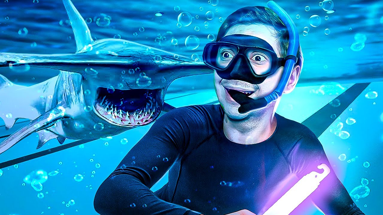NUNCA MAIS ENTRO EM UMA PISCINA! - SHARKS AND MINNOWS