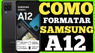 COMO tirar SENHA padrão FORMATAR celular SAMSUNG A12