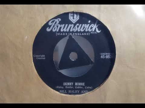 Tough R&B - BILL HALEY & COMETS - Skinny Minnie - BRUNSWICK 05742 UK 1958 Rocker