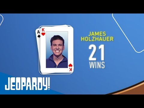 James Holzhauer Becomes the 2nd-Winningest Contestant | JEOPARDY!