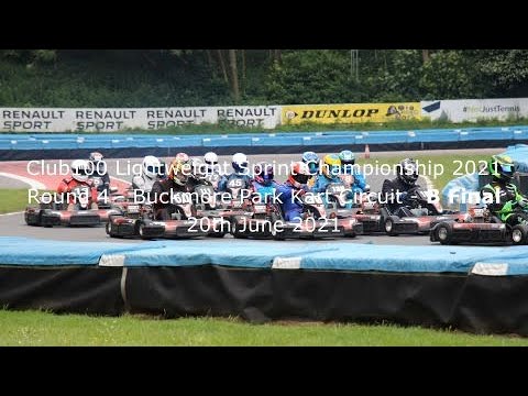 Club 100 - Buckmore Park R4 LW Sprints B Final 2021 - Ami Breacher