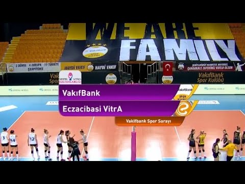 VakıfBank - Eczacıbaşı VitrA -2019/2020 VVSL Turkish Super League 22nd round (High quality HD 1080p)