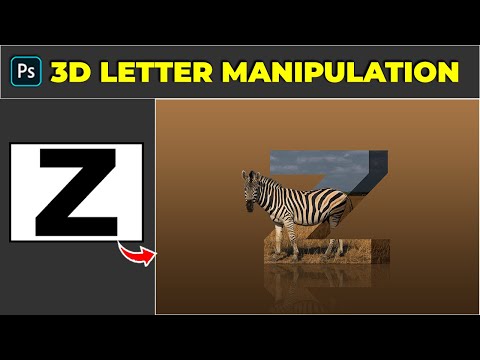 3D Letter Manipulation - Best Photoshop Tutorial For Beginner