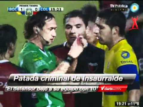 Boca 1 - Colón 0 Expulsión Insaurralde