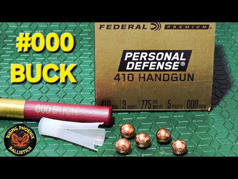 Federal Premium .410 Handgun 000 Buckshot Review: Rossi Brawler \u0026 CD 101