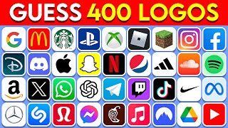Guess the Logo in 3 Seconds | 400 Famous Logos | Logo Quiz 2026