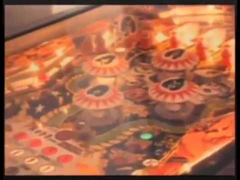 Gene Simmons playing the 1979 Bally Kiss Pinball Machine with Ace Frehley