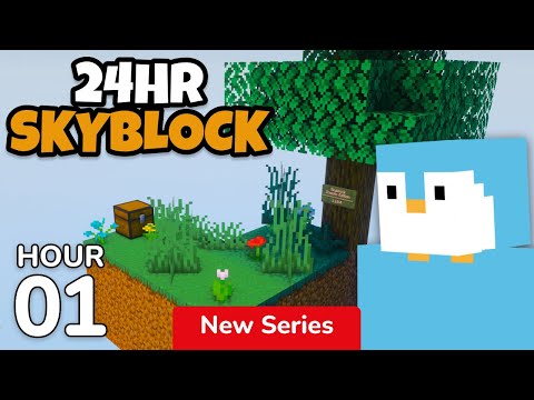 24 Hour Skyblock: Episode 1 - The First Hour