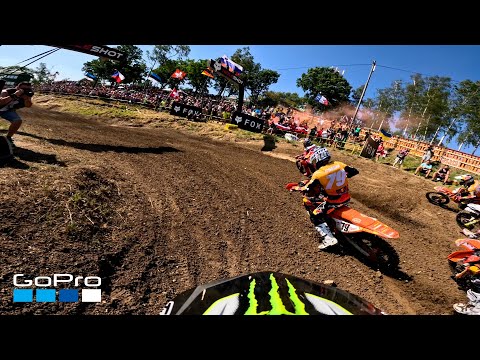 GoPro: Jago Geerts 2023 FIM MX2 Qualifying Moto from Round 12 Loket, Czech Republic