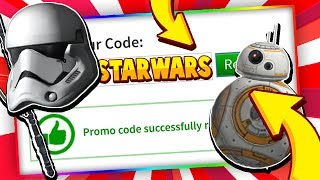*DECEMBER* ROBLOX FREE STAR WARS ITEMS! - Roblox 2019 Free Promo Code Items (NOT EXPIRED)