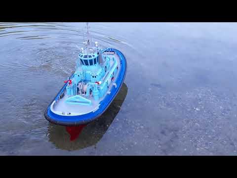 Das besondere RC Modellboot Graupner Velox Video 2, traversieren mit Voith Schneider Antrieb