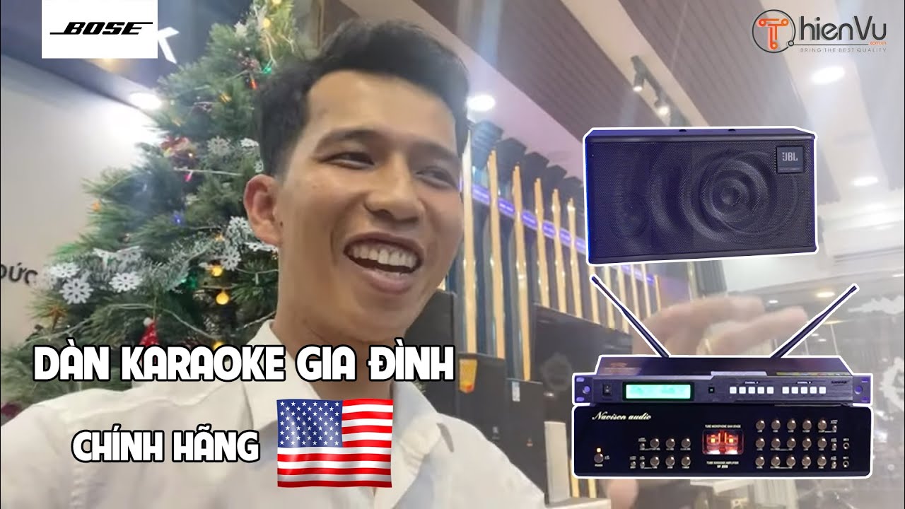video Dàn Karaoke Gia Đình JBL TVA 352022 (JBL MK08 + Boston Acoustic BA400) 0