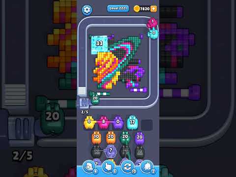 Pixel Flow Level 2221 Walkthrough