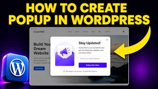 How to Create Popup in WordPress (FREE & EASY)