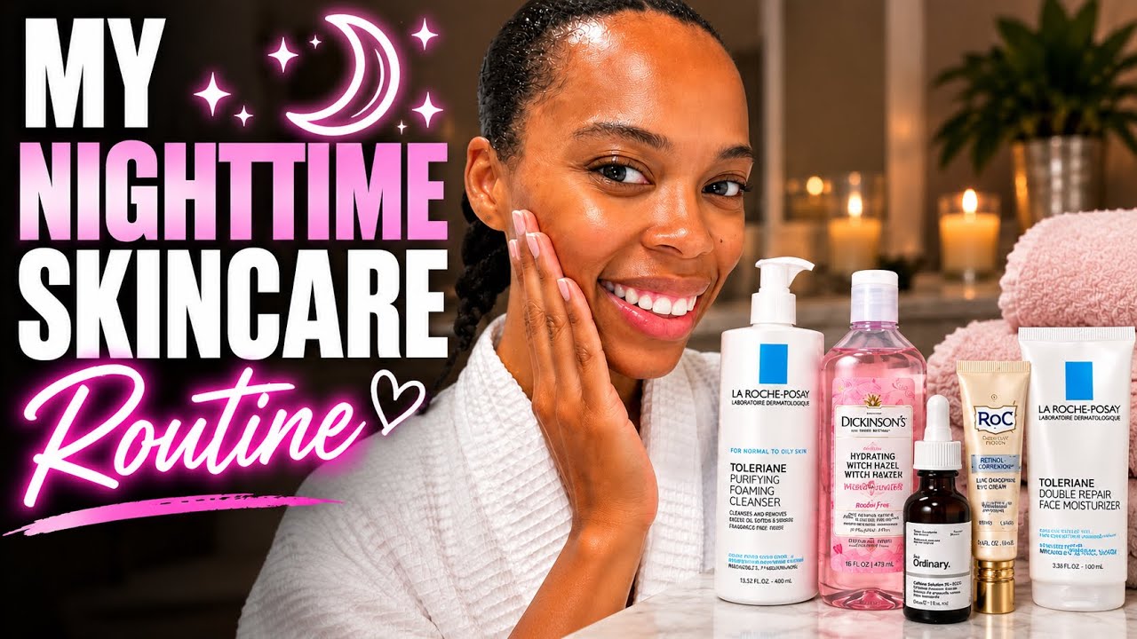 My Nighttime Skincare Routine ✨ Everything I Use for Healthy Glowing Skin & Self Care