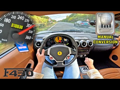 Ferrari F430 MANUAL | 310KM/H POV on AUTOBAHN [NO SPEED LIMIT]