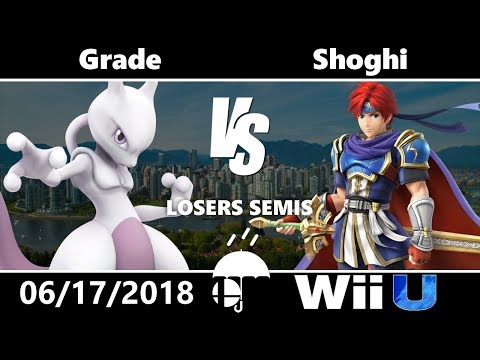 Rain City Wii U: Losers Semis - Grade (Mewtwo) vs Shoghi (Roy, Robin)
