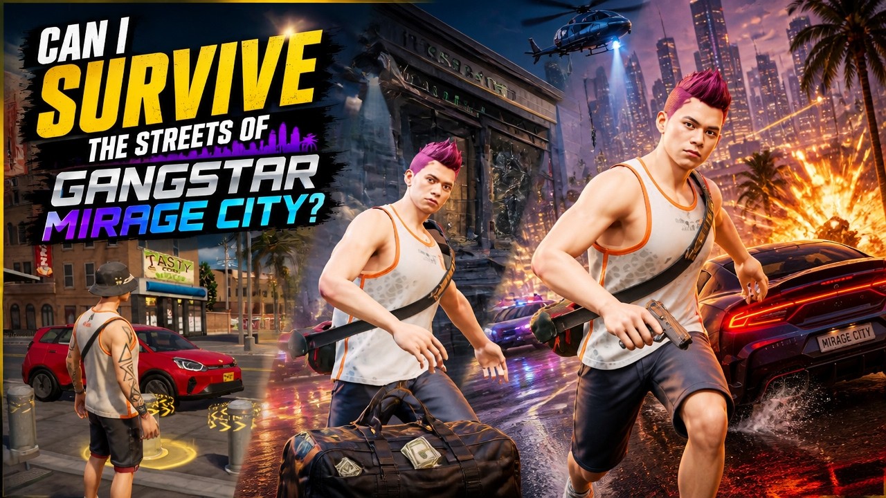 Can I Survive The Streets Of Gangstar Mirage City? | First Day Gameplay