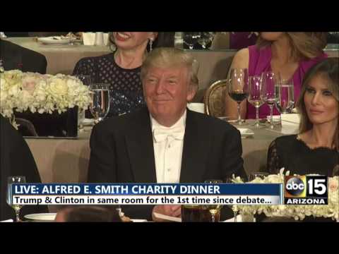 Hillary Clinton: Donald Trump wanted me to be drug tested - Alfred E. Smith dinner