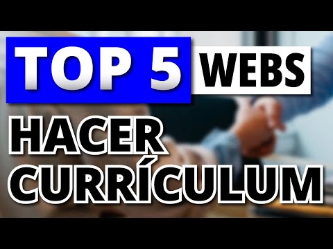 5 Mejores PÁGINAS para CREAR tu CURRÍCULUM (Gratis y Fáciles) - 2024