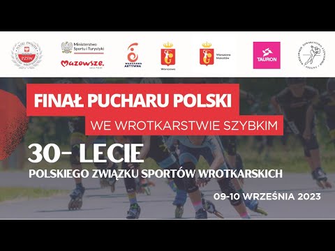 Finał Pucharu Polski we wrotkarstwie szybkim Warszawa 10.09.2023
